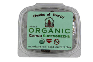 Carob Supergreens Energy Chunks Made With Dried Fruit, Seeds, and Nuts - Divani Chocolatier in Foxburg, Pennsylvania