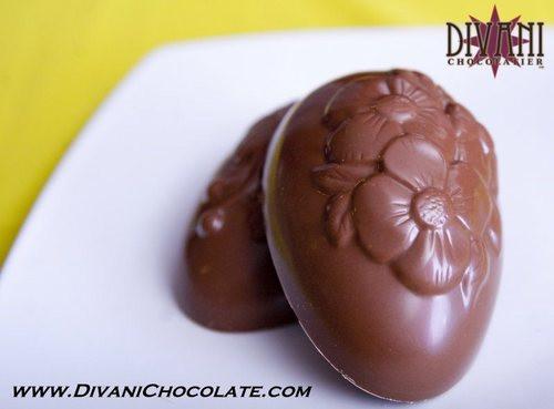 Peanut Butter Egg in Belgian Dark, Milk or White Chocolate - Divani Chocolatier in Foxburg, Pennsylvania