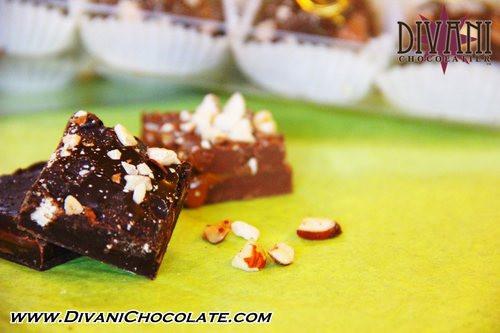 Pistachio Almond Caramel Handmade With Belgian Dark or Milk Chocolate - Divani Chocolatier in Foxburg, Pennsylvania