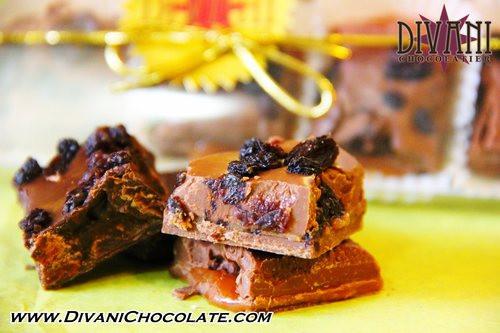Berry Patch Caramel Handmade With Belgian Dark or Milk Chocolate - Divani Chocolatier in Foxburg, Pennsylvania