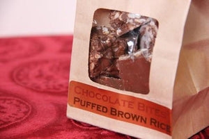 Brown Rice Bliss Bites™ Handmade With Belgian Dark or Milk Chocolate - Divani Chocolatier in Foxburg, Pennsylvania