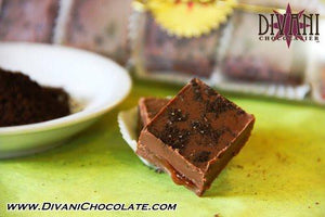 Mochaccino Caramel Handmade With Belgian Dark or Milk Chocolate - Divani Chocolatier in Foxburg, Pennsylvania