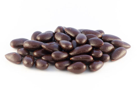 Organic & Fair Trade Dark Chocolate Covered Roasted Almonds - Divani Chocolatier in Foxburg, Pennsylvania