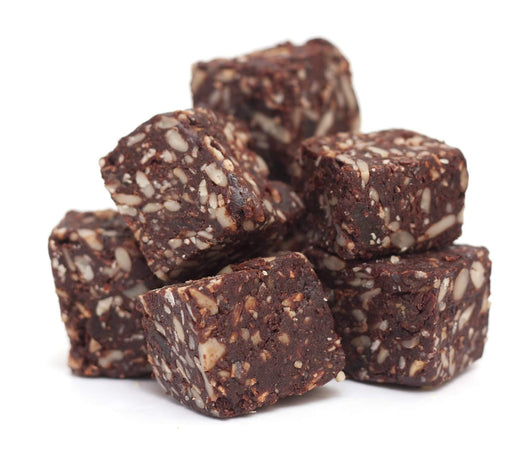 Raw Cacao With Goji Energy Chunks Made With Dried Fruit, Seeds, and Nuts - Divani Chocolatier in Foxburg, Pennsylvania