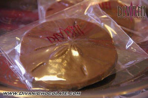 Sand Dollar Handmade With Belgian Dark or Milk Chocolate - Divani Chocolatier in Foxburg, Pennsylvania